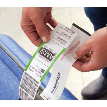 Tag de bagagem Tagra aérea de papel térmico auto-advertido